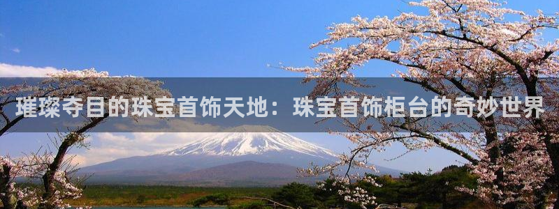 新宝5下载app：璀璨夺目的珠宝首饰天地：珠宝首饰柜台的奇妙世界