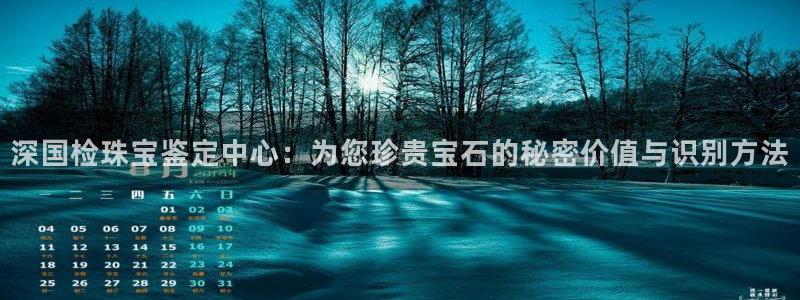 新宝rc_5w：深国检珠宝鉴定中心：为您珍贵宝石的秘密价值与识别方法