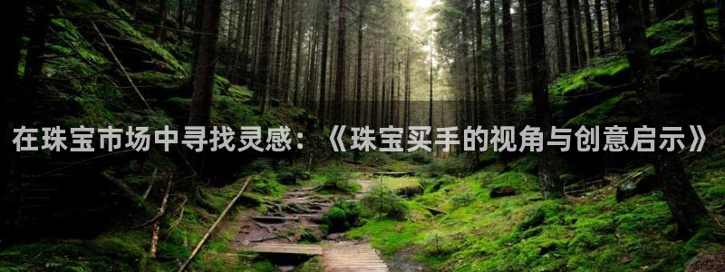 新宝5测：在珠宝市场中寻找灵感：《珠宝买手的视角与创意启示》