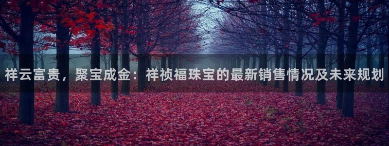 新宝5登录网址：祥云富贵，聚宝成金：祥祯福珠宝的最新销售情况及未来规划