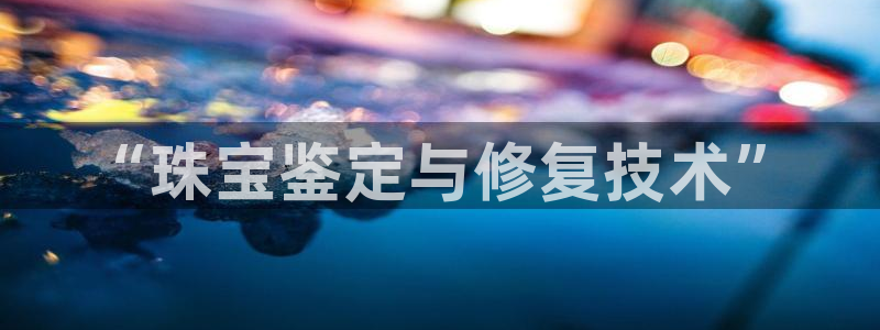 新宝5寻33 300球：“珠宝鉴定与修复技术”