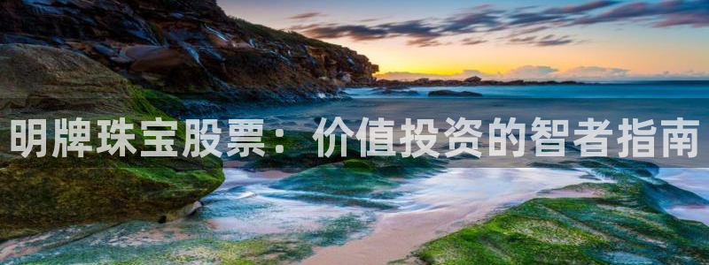 新宝5登录界面：明牌珠宝股票：价值投资的智者指南