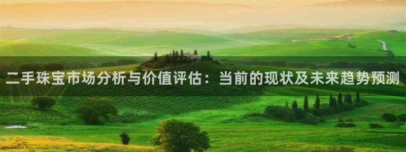 新宝5主管：二手珠宝市场分析与价值评估：当前的现状及未来趋势预测